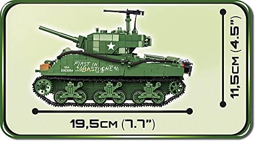 COBI Historical Collection Sherman M4A3E2 Jumbo Tank, Green - sctoyswholesale