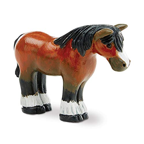 Melissa & Doug Created by Me! Horse Figurines Craft Kit (2 Resin Horses, 6 Paints, Paintbrush) - sctoyswholesale