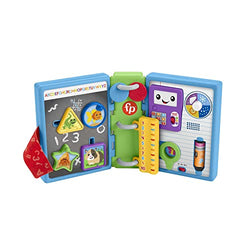 Fisher-Price Laugh & Learn 123 Schoolbook, electronic activity toy with lights, music, and Smart Stages learning content for infants and toddlers - sctoyswholesale