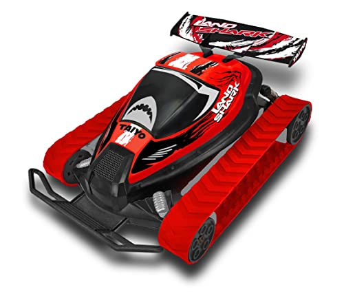 Landshark 1:16 Scale All Terrain RC Car, 4WD Electric Vehicle with Remote Control, Includes Controller and Rechargeable Battery, Red - sctoyswholesale