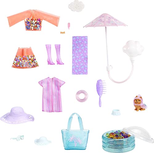 Barbie Color Reveal Doll with 7 Surprises, Color Change and Accessories ...