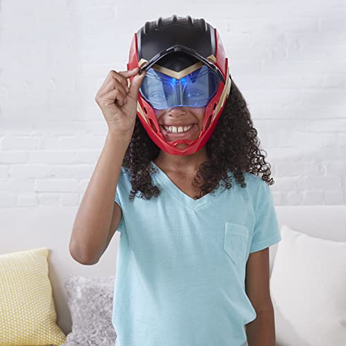 Marvel Studios' Black Panther Wakanda Forever Ironheart Flip FX Mask with LED Light Up Feature, Roleplay Toy for Kids Ages 5 and Up