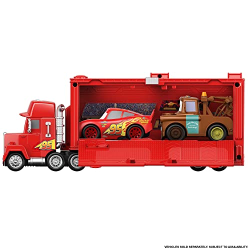 Disney and Pixar Cars Toys, Talking Toy Truck, Mack Hauler with Lights and Sounds