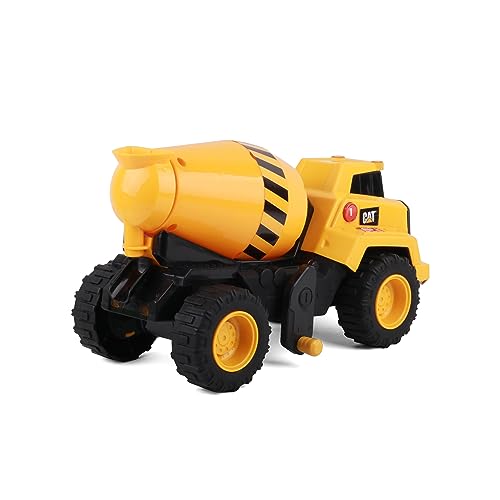 CatToysOfficial, CAT Construction 11.5" Power Haulers Cement Mixer, Realistic Lights & Sounds, Motion Drive Technology, Working Features, and Interactive Play for Ages 3+