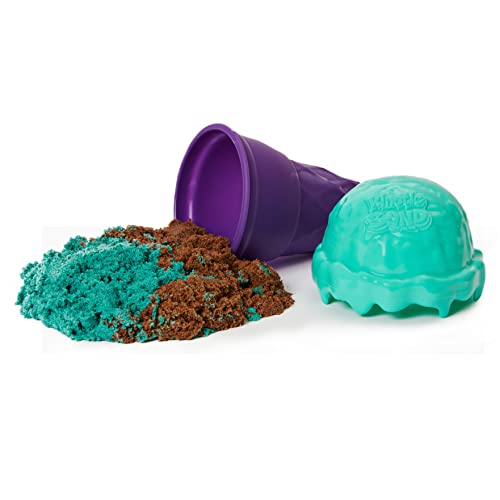 Kinetic Sand Scented Ice Cream Scoops + Sea Play Set - Kinetic