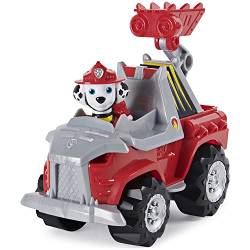 Paw Patrol, Dino Rescue Marshall’s Deluxe Rev Up Vehicle with Mystery Dinosaur Figure - sctoyswholesale