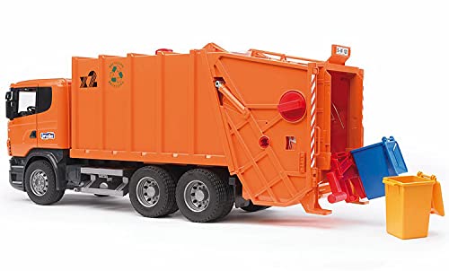 Bruder 03560 Scania R-Series Garbage Truck - Orange