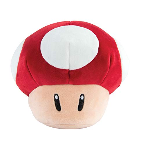 Club Mocchi-Mocchi- Super Mario Plush - Red Mushroom Plushie - Squishy Mario Plushies - Plush Collectible Mario Toys - 6 inch