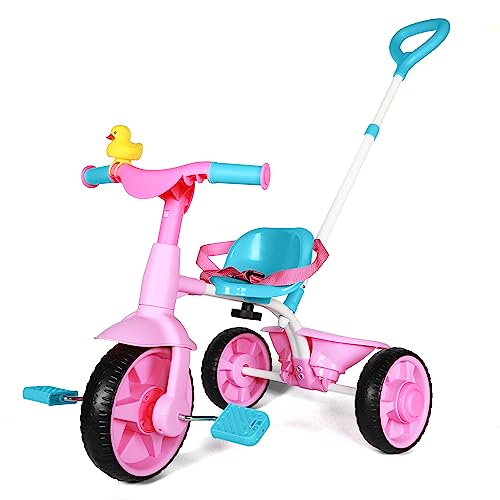 KRIDDO 2 in 1 Kids Tricycles Age 18 Month to 3 Years, EVA Wheels Upgra –  StockCalifornia