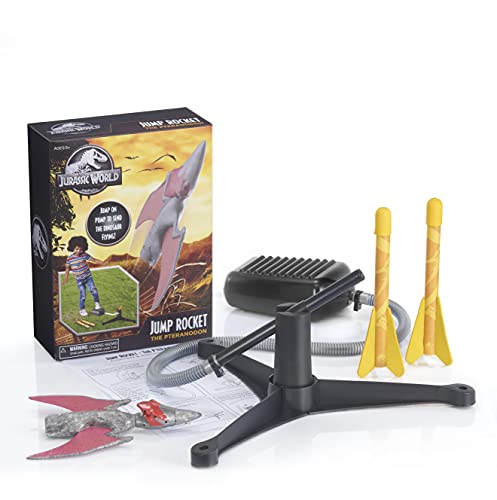 Wow! PODS Stuff Jurassic World - Pteranodon Jump Rocket Launcher | Outdoor Garden Toy for Kids | Gifts and Toys for Boys and Girls, Aged 5+