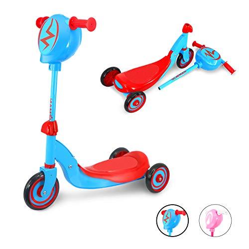 Scarman 3 Wheels Kick Scooter for Kids 2-5 Ages - sctoyswholesale