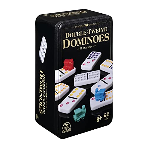 Double Twelve Dominoes Set in Storage Tin - sctoyswholesale