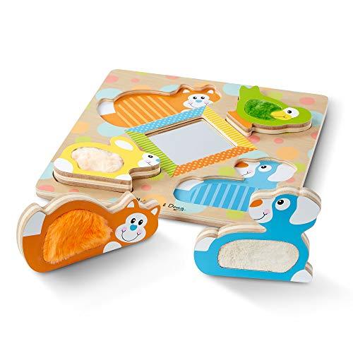 Melissa & Doug Touch & Feel Puzzle Peek-a-Boo Pets – StockCalifornia