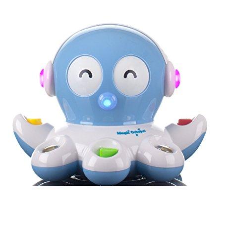 Magic Octopus Make Music interaction Cute Toy  with Lights 15 Songs for Kids - sctoyswholesale