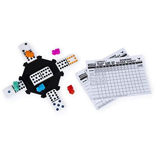 Mexican Train Dominoes Game in Aluminum Carry Case – StockCalifornia
