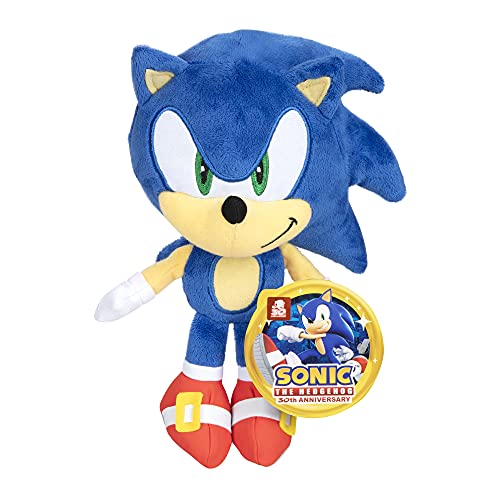 Sonic The Hedgehog Plush 9-Inch Modern Sonic Collectible Toy - sctoyswholesale