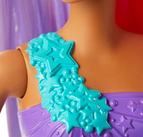 Barbie Dreamtopia Mermaid Doll, 12-inch, Pink and Purple Hair - sctoyswholesale