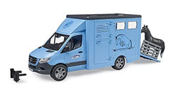 Bruder MB Sprinter Animal Transporter with 1 Horse - sctoyswholesale