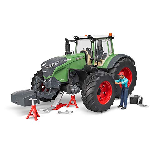 Bruder 04041 - Fendt 1050 Vario Tractor with Mechanic and Accessories