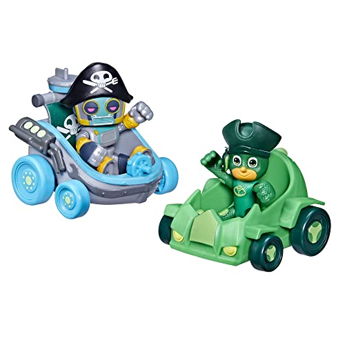 PJ Masks Pirate Power Gekko vs Pirate Robot Battle Racers Preschool Toy - sctoyswholesale