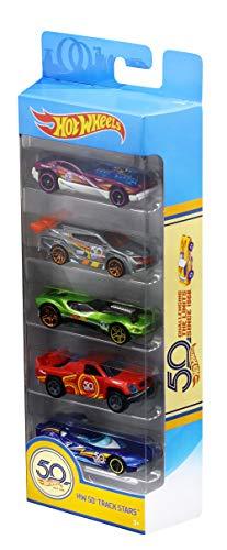 HOT WHEELS 50th Track Stars 5-pack - sctoyswholesale