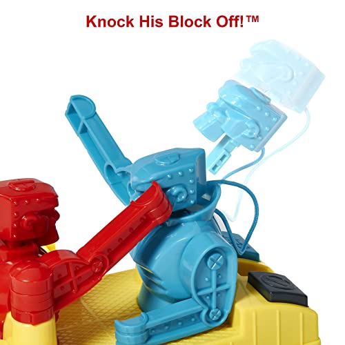 Rock ‘Em Sock ‘Em Robots Boxing Game with Manually Operated Red Rocker and Blue Bomber Figures in Ring - sctoyswholesale