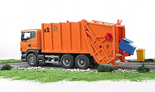 Bruder 03560 Scania R-Series Garbage Truck - Orange