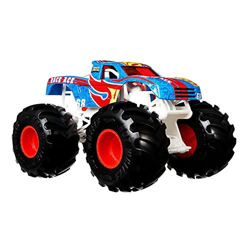 Hot Wheels Monster Trucks 1:24 Scale Vehicles, Collectible Die-Cast Metal Toy Trucks with Giant Wheels & Stylized Chassis, Gift for Kids Ages 3 Years Old & Up - sctoyswholesale