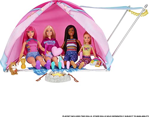 Barbie Playset  Let's Go  Camping with Tent - sctoyswholesale