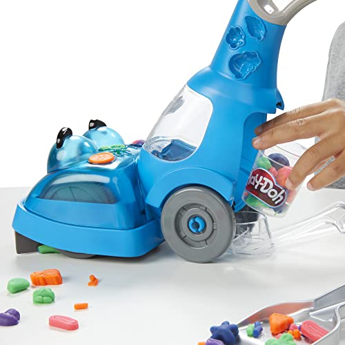 Play-Doh Zoom Zoom Vacuum and Cleanup Toy, Kids Vacuum Cleaner with 5 Cans