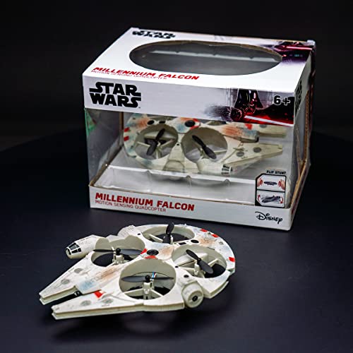 Star Wars Millennium Falcon Toy, Hand Operated Drone for Kids or Adults - sctoyswholesale