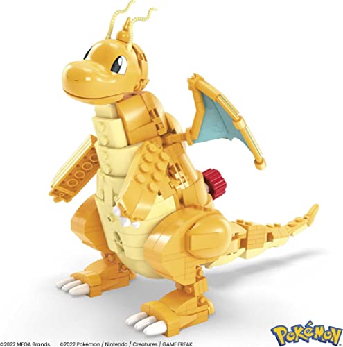 MEGA Pokémon Action Figure Building Toys For Kids, Dragonite With 388 Pieces