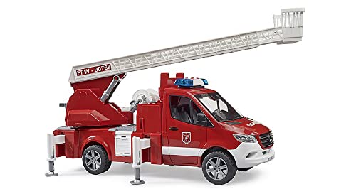 Bruder MB Sprinter Fire Engine w Ladder Water Pump & L/Smodule - sctoyswholesale
