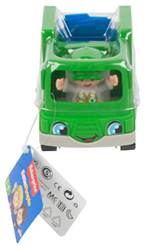 Fisher-Price Little People Recycle Truck push-along vehicle with figure and play accessory - sctoyswholesale