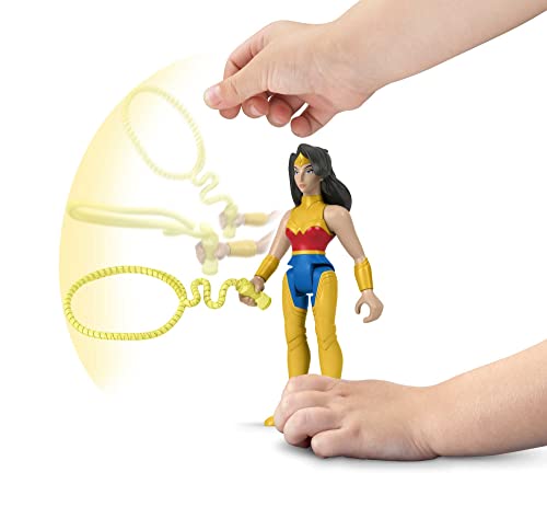 Fisher-Price DC League of Super-Pets Wonder Woman & PB, set of 2 poseable figures with accessory - sctoyswholesale