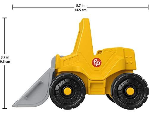 Fisher-Price Little People Bulldozer, push-along toy construction vehicle with figure - sctoyswholesale