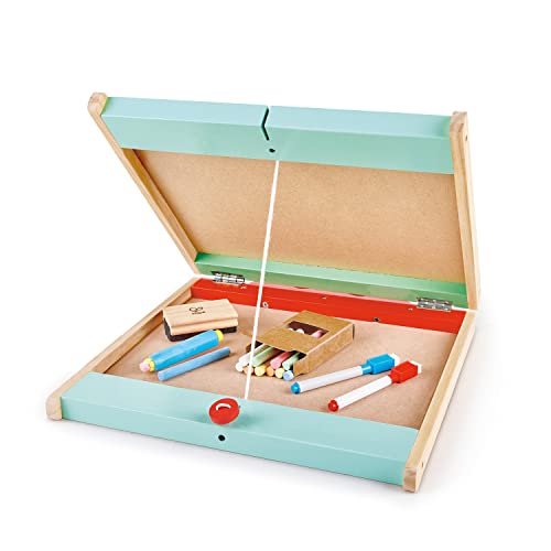 Hape All-In-One Wooden Kid's Art Easel With Paper Roll And