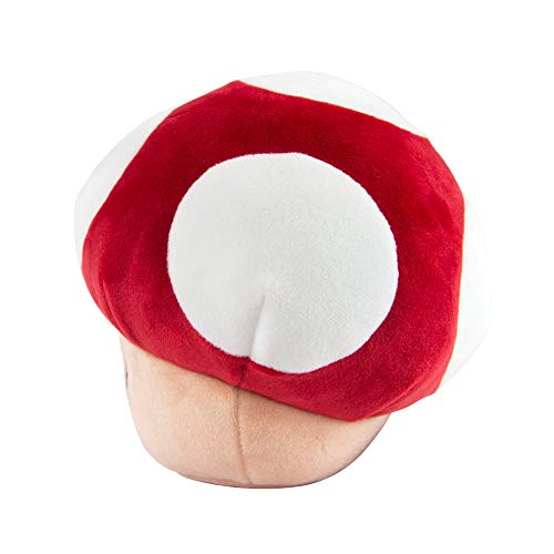Club Mocchi-Mocchi- Super Mario Plush - Red Mushroom Plushie - Squishy Mario Plushies - Plush Collectible Mario Toys - 6 inch