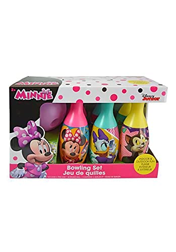 Minnie Mouse Disney Bowling Set Toy, Multicolor
