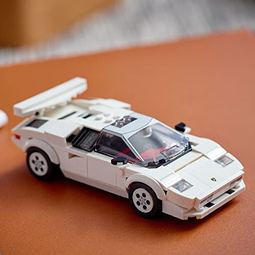 LEGO Speed Champions Lamborghini Countach 76908 Building Toy Set for Kids, Boys, and Girls Ages 8+ (262 Pieces)