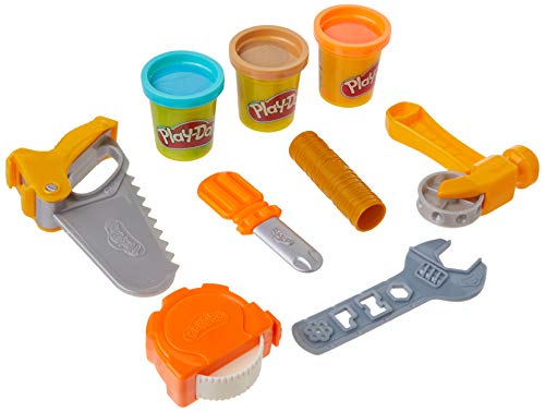 Play-Doh Toolin' Around Toy Tools Set for Kids with 3 Non-Toxic Colors
