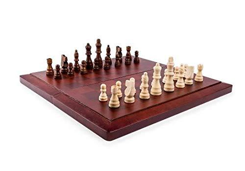 Cardinal Game Gallery Chess & Checkers Wood Set - sctoyswholesale