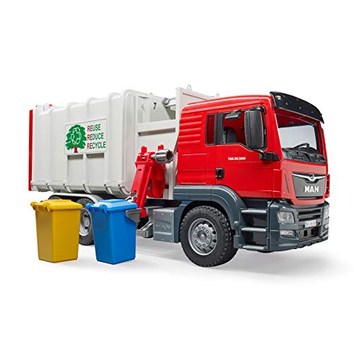 Bruder Toys Man TGS Side Loading Garbage Truck - sctoyswholesale