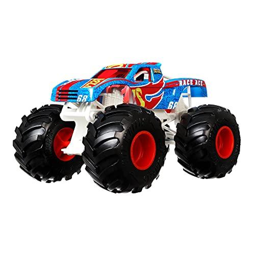 Hot Wheels Monster Trucks 1:24 Scale Vehicles, Collectible Die-Cast Metal Toy Trucks with Giant Wheels & Stylized Chassis, Gift for Kids Ages 3 Years Old & Up - sctoyswholesale