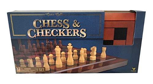 Cardinal Game Gallery Chess & Checkers Wood Set - sctoyswholesale