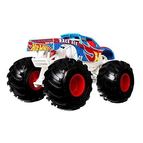 Hot Wheels Monster Trucks 1:24 Scale Vehicles, Collectible Die-Cast Metal Toy Trucks with Giant Wheels & Stylized Chassis, Gift for Kids Ages 3 Years Old & Up - sctoyswholesale