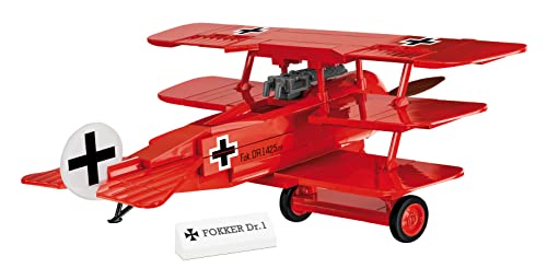 COBI Historical Collection: The Great War Fokker DR.1 Red Baron Plane - sctoyswholesale