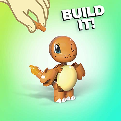 Mega Construx Pokemon Charmander Construction Set, Building Toys for Kids