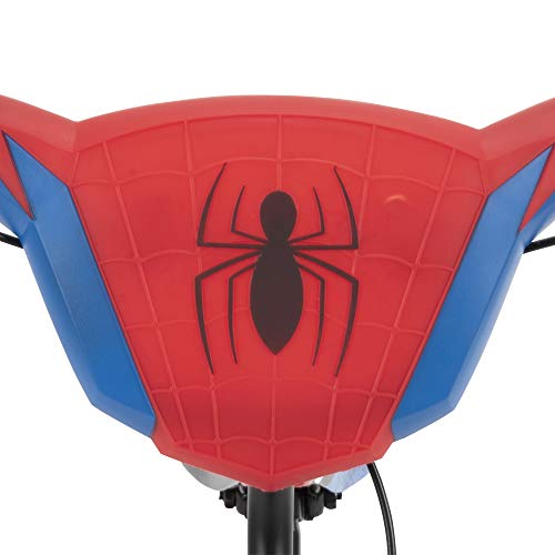 12 Marvel Spider-Man Bike with Training Wheels, for Boys', Red by Huffy 
