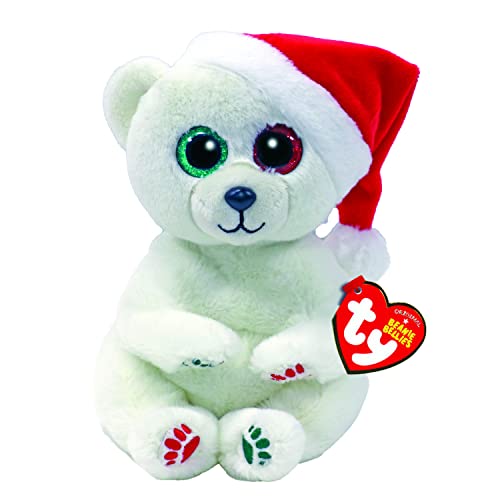 Plush Toy Ty Beanie Emery, Christmas Polar Bear - sctoyswholesale